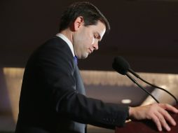 Marco Rubio obtuvo el quinto puesto en las primarias de Nuevo Hampshire. AFP / C. Somodevilla