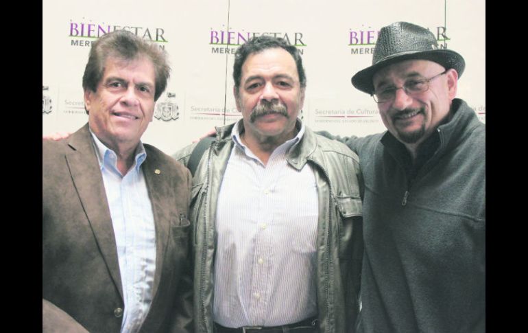 Promotores de la música mexicana. Ignacio Gómez Arreola, Alberto Ángel “El Cuervo” y Francisco Aguilar. EL INFORMADOR / K. Gómez