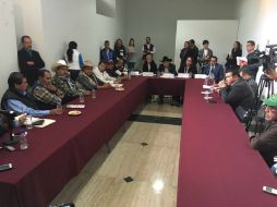 Los productores agrícolas fueron recibidos por los integrantes de la Comisión de Desarrollo Agrícola. TWITTER / @LegislativoJal