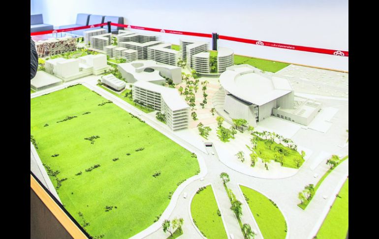 Así se vislumbra el Centro Cultural Universitario cuya obra pública podría ser concluida en menos de cinco años. EL INFORMADOR / ARCHIVO