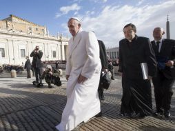 El Papa cumplió con el programa antes de llegar a nuestro país. EFE / C. Peri