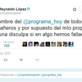 Productor de 'Hoy' se disculpa por errores