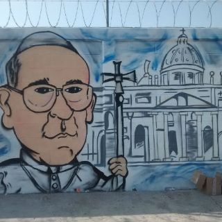'Grafiteros' pintan murales para recibir al Papa en Ecatepec