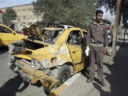 Dentro del automotor se encontraron los restos del supuesto terrorista. EFE / ARCHIVO