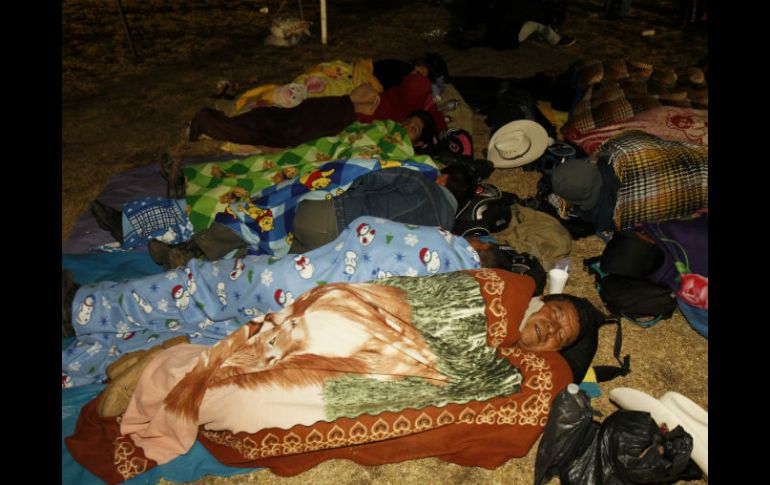 Piden a las autoridades que cuiden también a los indígenas. EFE / U. Ruiz