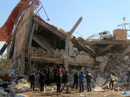 Grupo de Apoyo acordó lograr cese de hostilidades en aquel lugar. AFP / G. Omran