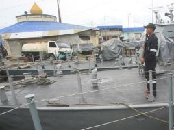 El accidente ocurrió a bordo de un buque de bandera panameña que se encontraba atracado en el muelle. EFE / ARCHIVO
