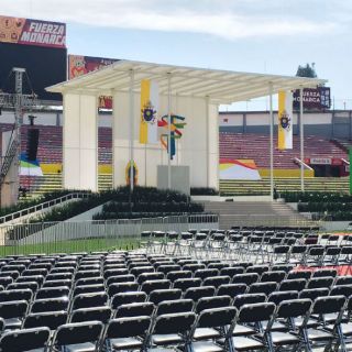 Reportan conato de incendio en estadio donde estará el Papa