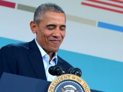 Obama dice que espera que el público reconozca que ser presidente no es lo mismo que ser un conductor de un 'reality show'. AFP / M. Ngan