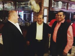 Enrique Alfaro, alcalde de Guadalajara, Javier Torres Ruiz y Jaime Rodríguez, Goernador de Nuevo León. FACEBOOK / Enrique Alfaro