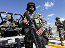 Los agresores que atacaron a elementos del Ejército portaban armas largas con sus respectivos cargadores. NTX / ARCHIVO