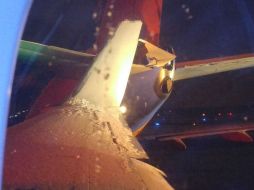 Los pasajeros estuvieron atorados por casi tres horas mientras el aeropuerto controlaba la situación. TWITTER / @detroitdreamers