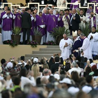 Misa del Papa Francisco borra frontera de México y EU