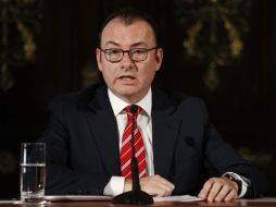 El secretario destaca que el apoyo financiero a Pemex tiene que ser de una dimensión que sea manejable. SUN / A. Ojeda