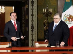 Videgaray asegura que el ajuste tendrá un impacto 'limitado' en el crecimiento económico, pues se concentra en el gasto corriente. SUN / A. Ojeda