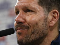 ''Jugaremos cada partido pensando en la importancia que tiene cada partido'', dice Diego Simeone. EFE / J. Hidalgo