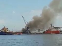 Alrededor de 40 personas participaron en la labores para controlar el incendio que logró ser controlado y extinguido. TWITTER / @spcver