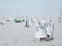 La segunda jornada de la primera edición de la Copa Porsche de Vela contó con buenas condiciones de viento. EL INFORMADOR / F. Atilano
