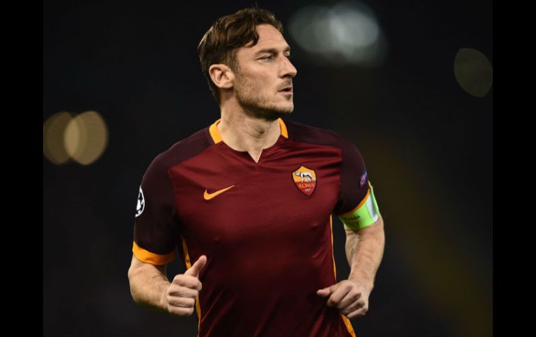 Francesco Totti mostró su malestar por la situación que está viviendo. AFP / ARCHIVO
