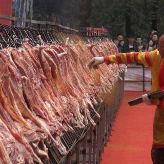 El 'maestro asador' chino suma otro récord Guinness