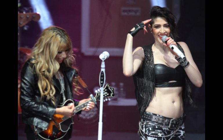 Las hermanas presentan su espectáculo 'Primera fila hecho realidad'. NTX / G. Durán