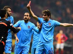 Esta imagen se ha convertido en un ícono del Trabzonspor. AFP /