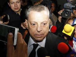 César Bono se mostró renuente a hablar frente a la prensa. SUN / A. Salinas