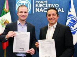 Carlos Joaquín González, agradeció el respaldo brindado por Acción Nacional. ESPECIAL / www.pan.org.mx