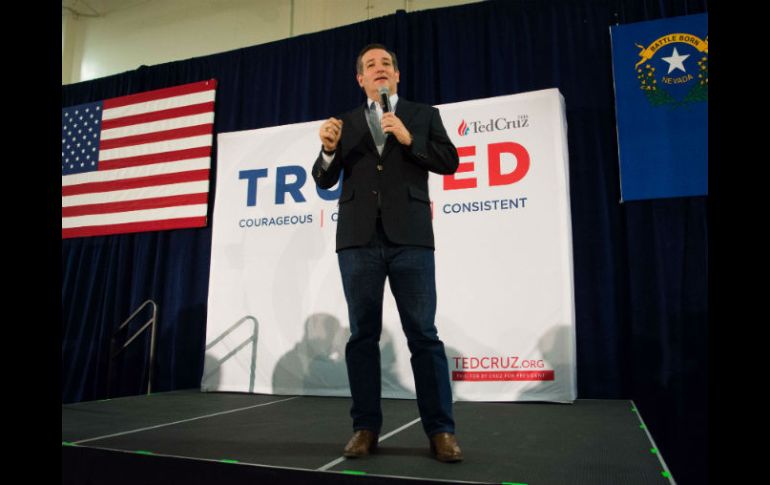 Cruz había tratado de mantenerse hasta ahora en un término medio entre el discurso de Trump en inmigración y el de Rubio. AFP / D. Calvert