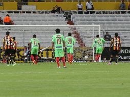 Sebastián Maz ejecutó con maestría el gol en el minuto 14. EL INFORMADOR /  M. Vargas