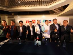 El registro de la alianza entre PAN, PT, Nueva Alianza, PSI y Compromiso por Puebla se concretó este martes. TWITTER / @PANPUEBLA