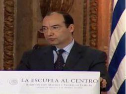 Ambos funcionarios se reunieron para analizar el avance de la Reforma Educativa. SUN / I. Stephens