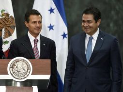 Hernández y Peña Nieto dialogarán sobre el Plan Alianza para la Prosperidad del Triángulo Norte de Centroamérica. AFP / ARCHIVO