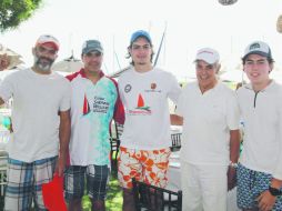 Espléndida convivencia. Bernardo, Rogelio, Juan Pedro, Rogelio y Diego Partida. EL INFORMADOR /