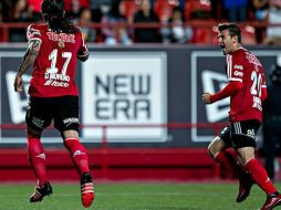 El cuarto gol de Xolos apareció al '85 gracias a Kevin Gutiérrez. TWITTER / @XolosOficial