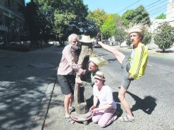 Creadores. Ali Janka, Tobias Urban, Wolfgang Gantner y Florian Reither trabajan juntos en el proyecto. EL INFORMADOR / A. Camacho