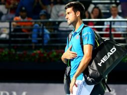 Este es el primer torneo en más de un año que Novak no llega a la final. AFP / M. Naamani