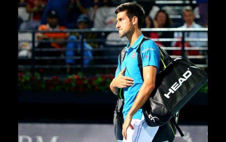 Este es el primer torneo en más de un año que Novak no llega a la final. AFP / M. Naamani