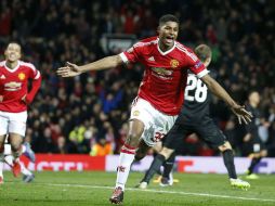Marcus Rashford definió un doblete al minuto 63 y 75, Ander Herrera de penal al 87 y Memphis Depay terminó la masacre al 90. AP / J. Super