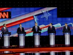 Ben Carson, Marco Rubio, Donald Trump, Ted Cruz y John Kasich tienen en la mira el 'Super Martes', que podría definir al candidato. AP / D. Phillip