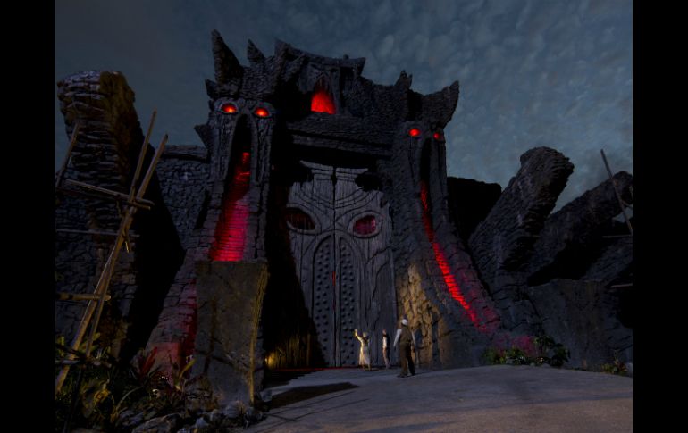 La atracción consistirá en un viaje en el que se explorará una isla llena de criaturas prehistóricas y de origen desconocido. EFE / D. Leclair