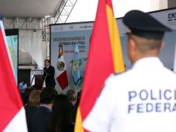 Este viernes se celebró la toma de posesión del comisionado General de la PF, Enrique Galindo como presidente de la Ameripol. TWITTER / @osoriochong