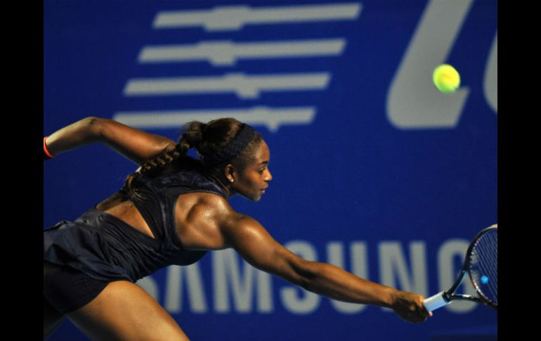 Stephens pasó una sencilla noche en donde superó su rival en tan sólo 54 minutos de partido. AFP / P. Pardo