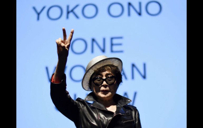 Yoko Ono estuvo hace unas semanas en México. EFE / J. Lane