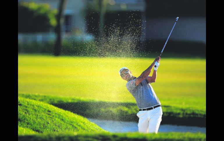 Adam Scott. El australiano logró colocarse como líder, junto con Sergio García, del Honda Classic. AFP /