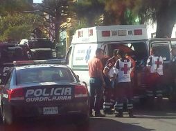 La balacera ocurrió la tarde de este domingo sobre la calle Hacienda El Lancero. ESPECIAL /
