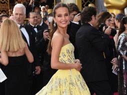La nominada a mejor actriz de reparto Alicia Vikander. AP / J. Strauss