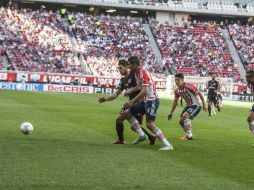 Chivas terminó el partido ante Xolos 1-1. EL INFORMADOR / R. Tamayo