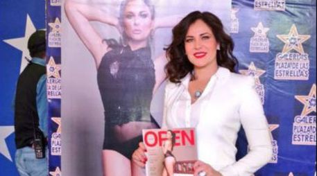 Dijo que está contenta con el resultado final de la revista y aseguró que no participará en otro tipo de revista para hombres. TWITTER / @negrateran