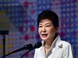 Park ofreció un discurso para conmemorar el 97 aniversario del Movimiento de Independencia. AFP / J. Yeon-Je